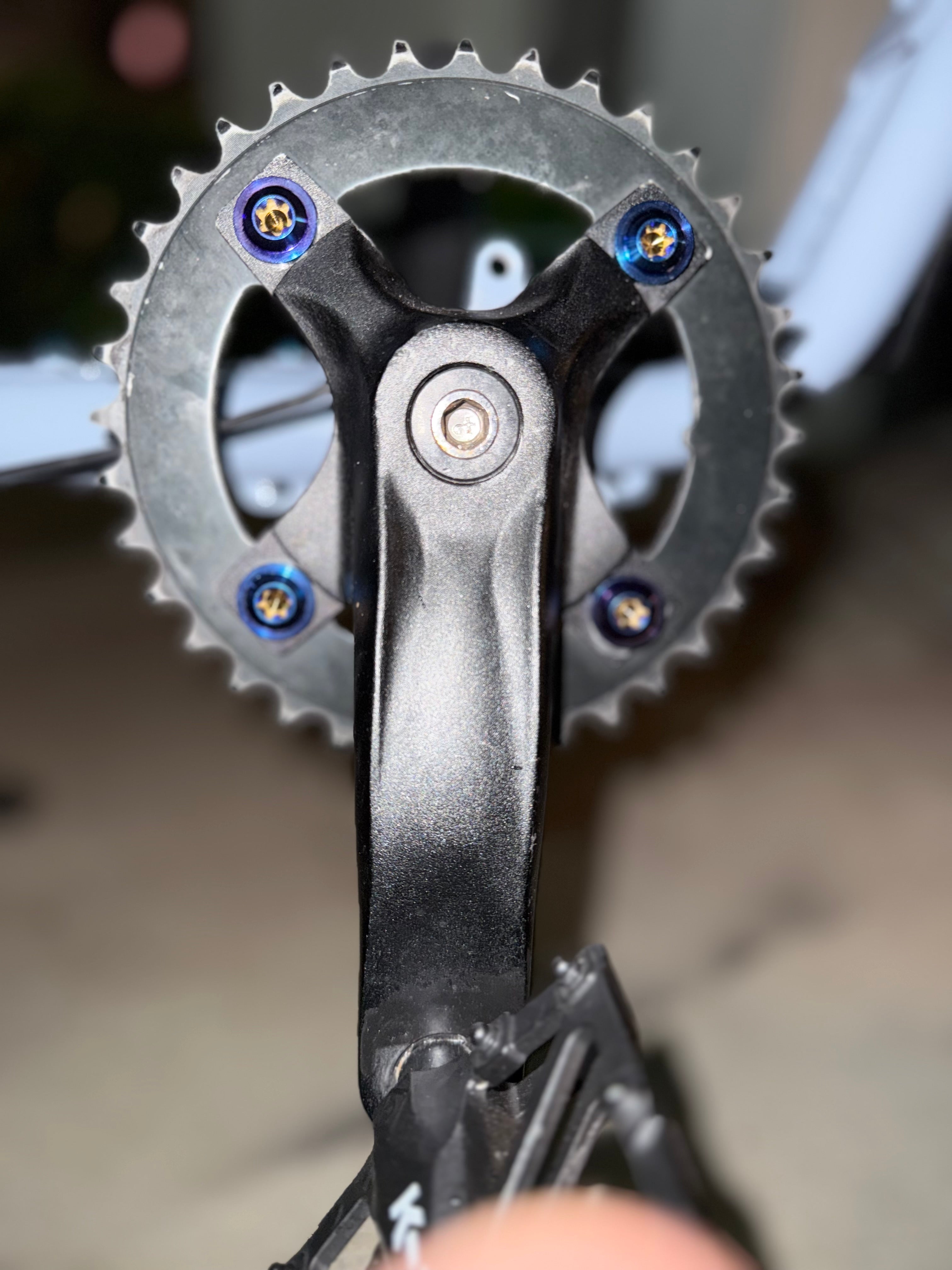 Titanium sprocket bolts for super73