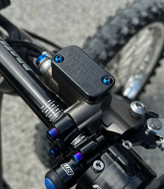 Ultra bee brake titanium resivour bolts