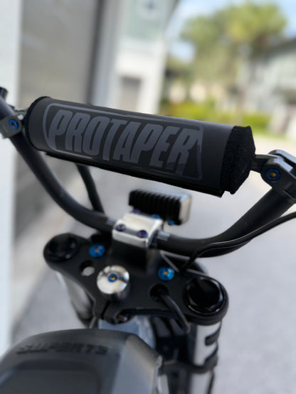 All black pro taper bar pad