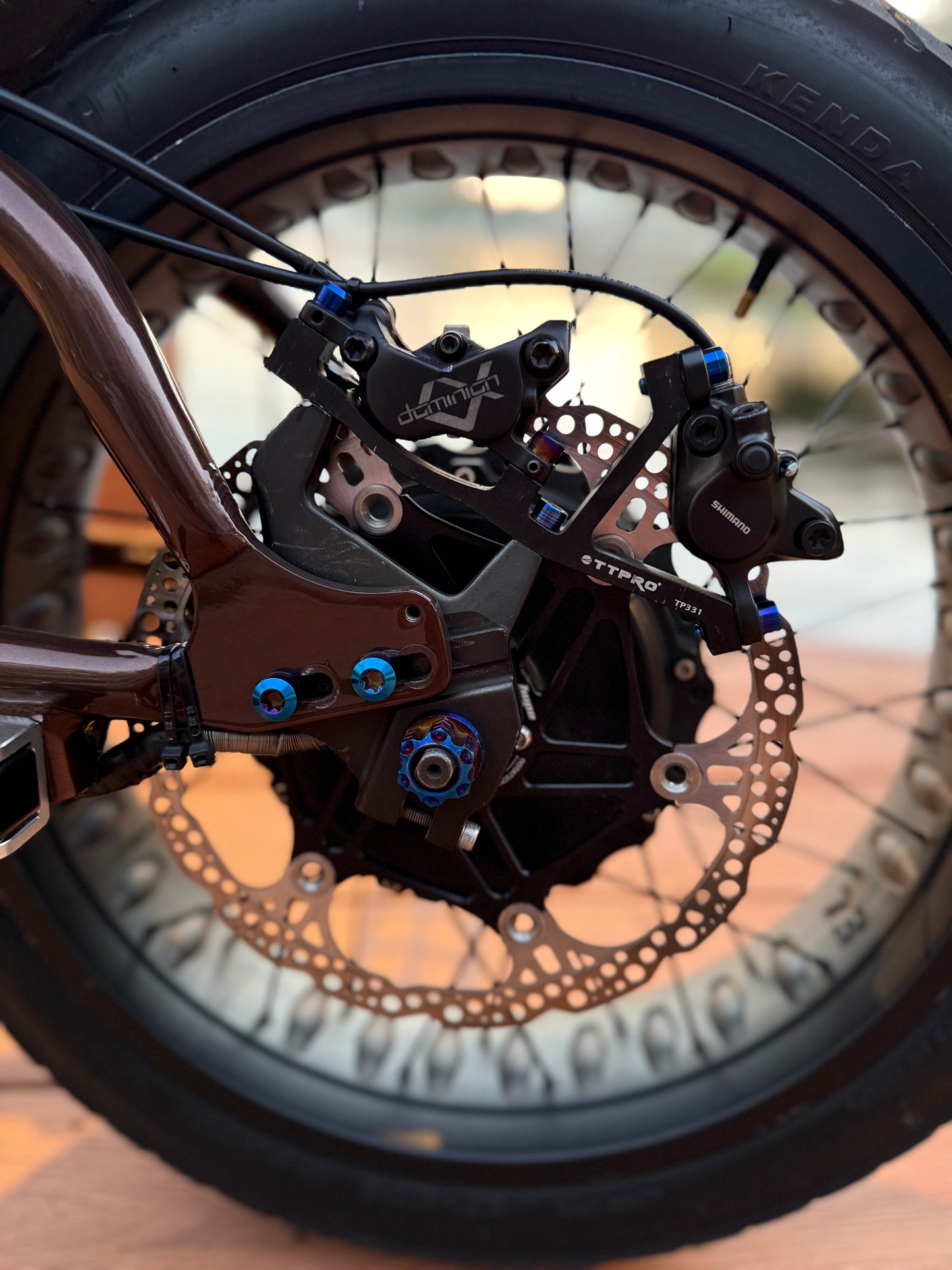 Super73 pegs+footbrake bundle