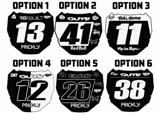 Predesigned Odi Plate Decal