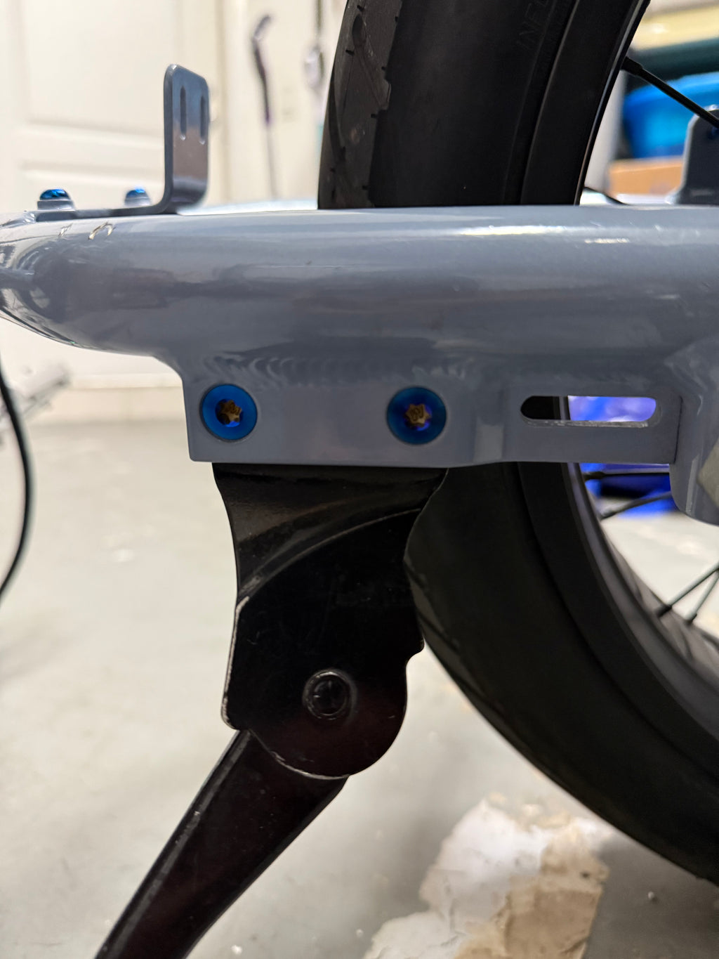 Titanium kickstand bolts