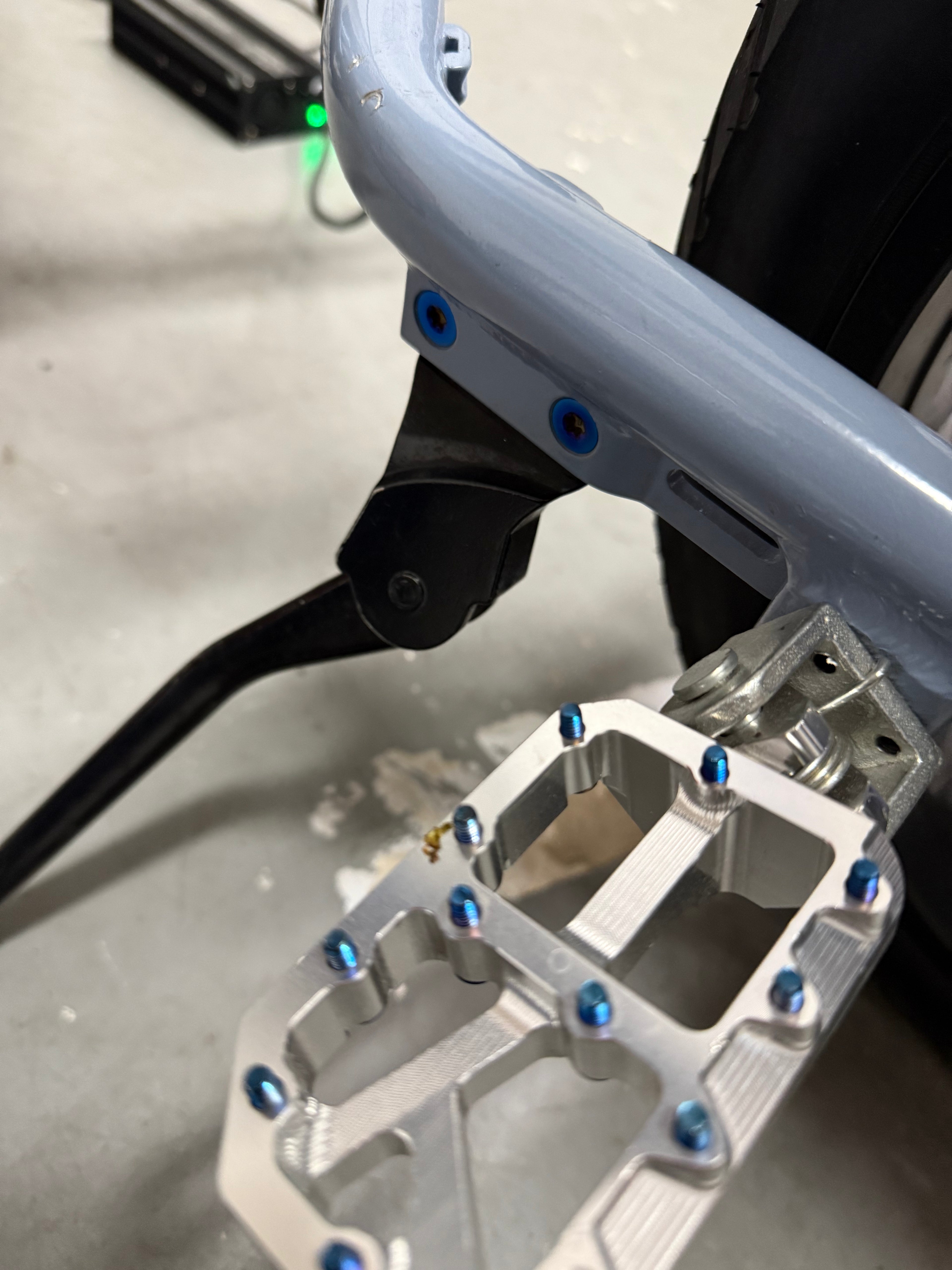 Titanium kickstand bolts