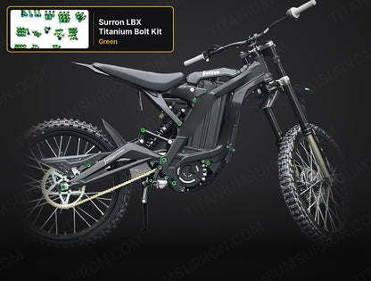 Sur-Ron LBX Titanium Bolt Kit – Full Body Grade 5 (80+ pcs)