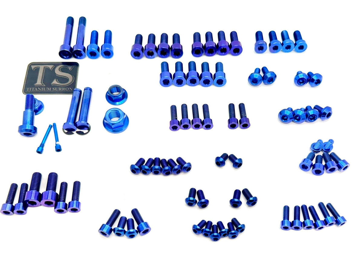 Talaria XXX Titanium Bolt Kit – Full Body Grade 5 (87 pcs)
